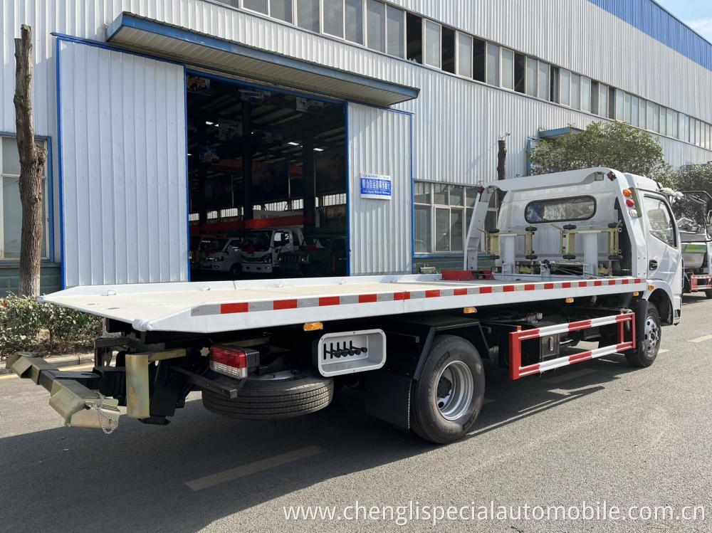 Dongfeng 4x2 Flatbed Wrecker Tow Trucks For Sale 5 Jpg